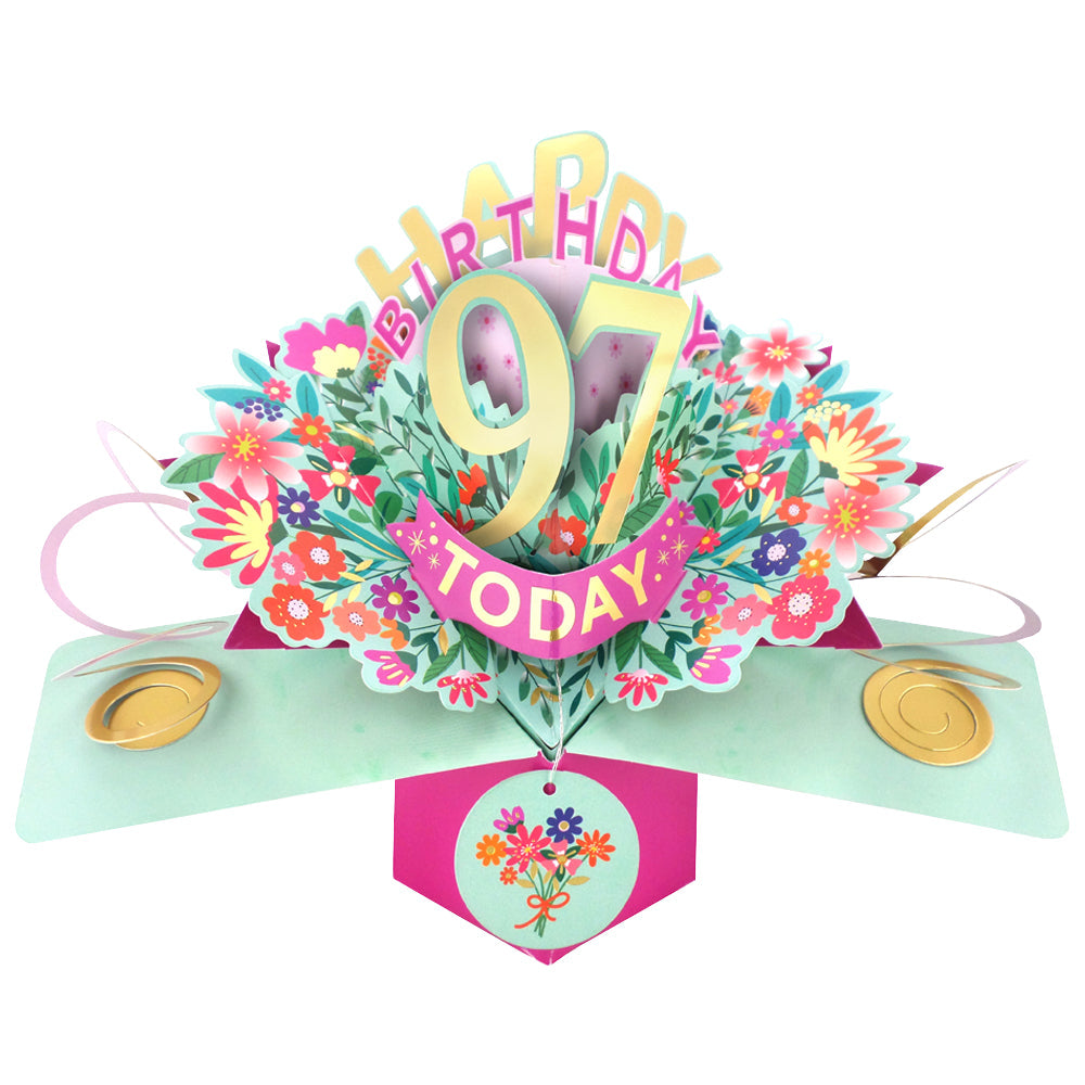 Happy 'Any Age' Birthday '10 To 109' Today Pop-Up Greeting Card for Her