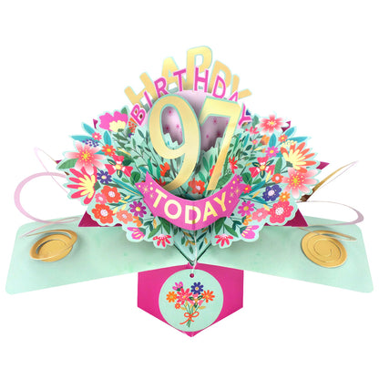 Happy 'Any Age' Birthday '10 To 109' Today Pop-Up Greeting Card for Her