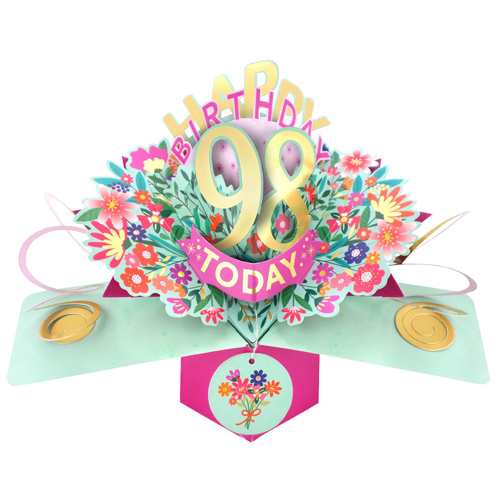Happy 'Any Age' Birthday '10 To 109' Today Pop-Up Greeting Card for Her