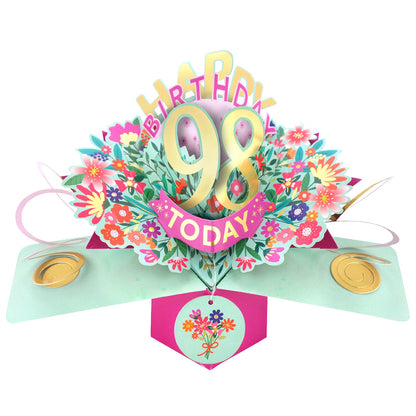 Happy 'Any Age' Birthday '10 To 109' Today Pop-Up Greeting Card for Her