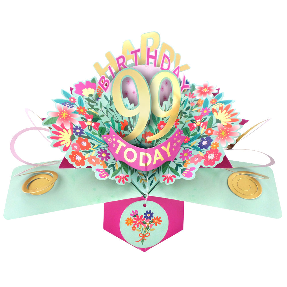Happy 'Any Age' Birthday '10 To 109' Today Pop-Up Greeting Card for Her