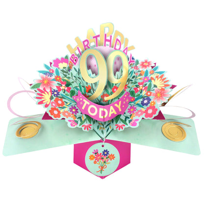 Happy 'Any Age' Birthday '10 To 109' Today Pop-Up Greeting Card for Her
