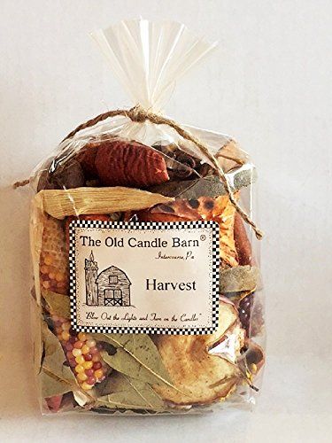 Old Candle Barn Harvest Potpourri 4 Cup Bag - Perfect Fall Decoration or Bowl Filler - Beautiful Autumn Scent - anything4home