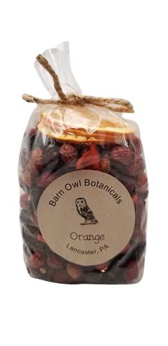 Orange Rosehip Potpourri 3 Cup Bag Bowl Filler Decoration - anything4home
