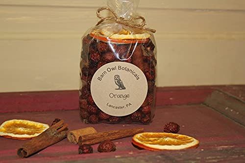 Orange Rosehip Potpourri 3 Cup Bag Bowl Filler Decoration - anything4home