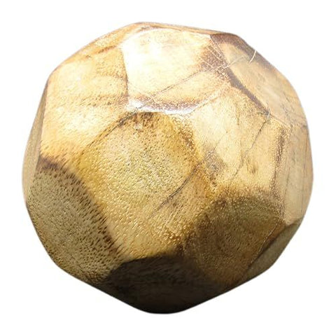 PD Home & Garden Carved Flats Decorative Wood Ball , Bowl, Vase, or Jar Filler 4 inch diameter