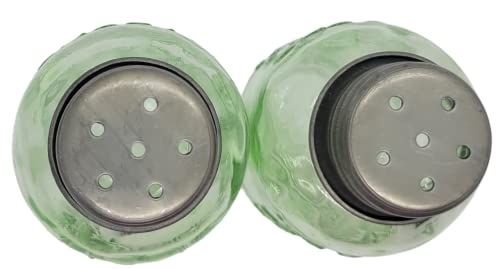 PD Home & Garden Glass Mason Jar Salt and Pepper Shaker Set, 1.5 X 1.5 X 3.5 inches, ip10492rc set - anything4home