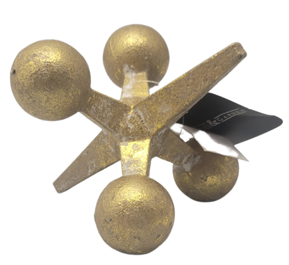 PD Home & Garden Gold Tone Jack. Perfect accent to go with a sphere or ball or other jax. - anything4home