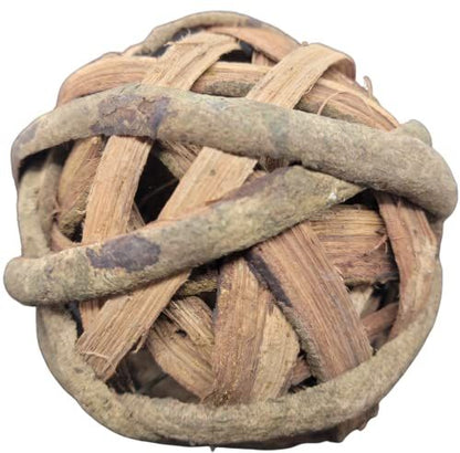 PD Home & Garden Jungle String Woven 4 inch Primitive Decorative Wooden Hollow Ball Orb Sphere Bowl Filler - anything4home