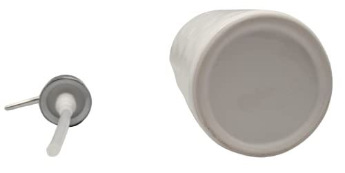 PD Home & Garden White Ceramic Farmhouse Soap Dispenser - anything4home