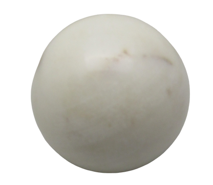 PD Home & Garden White Marble Farmhouse Sphere Rustic Garden 3 inch Diameter - anything4home