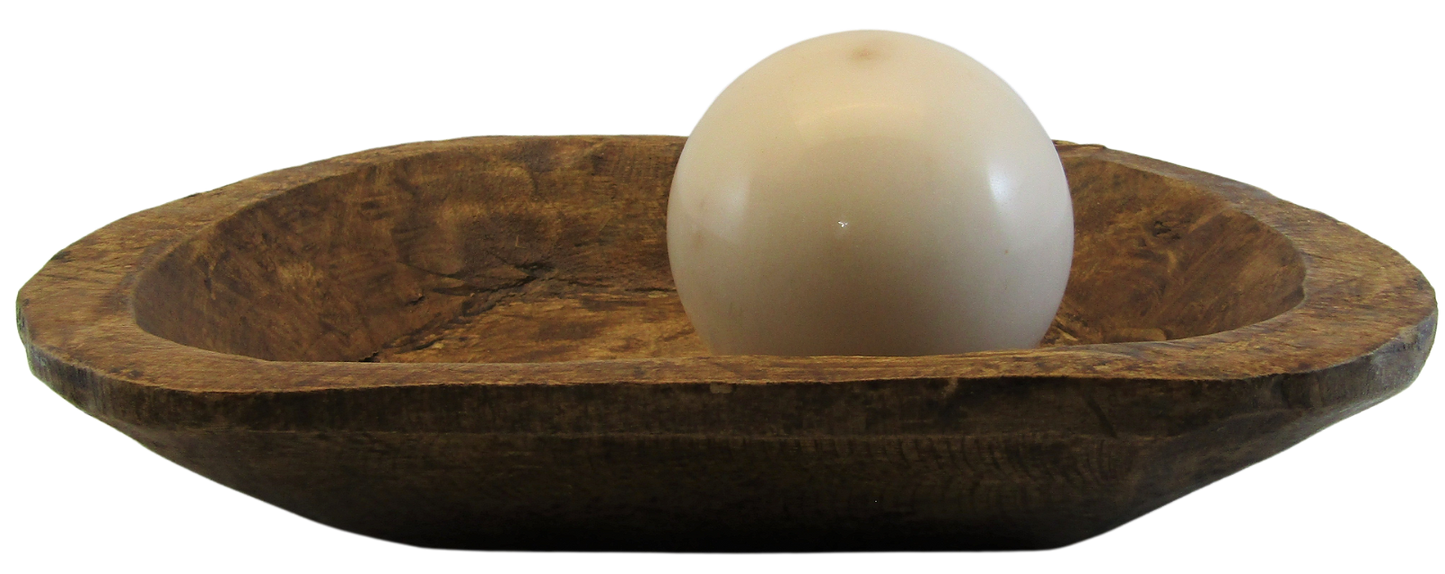 PD Home & Garden White Marble Farmhouse Sphere Rustic Garden 3 inch Diameter - anything4home