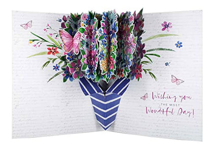 Pop Out Birthday Just for you on your Birthday. Have a wonderful day! Card Just WOW! Pop Up 3D Jumbo Extra Large Greeting Card WOW003 - anything4home
