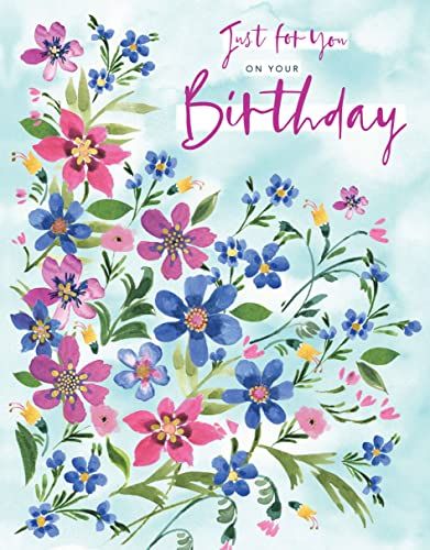 Pop Out Birthday Just for you on your Birthday. Have a wonderful day! Card Just WOW! Pop Up 3D Jumbo Extra Large Greeting Card WOW003 - anything4home