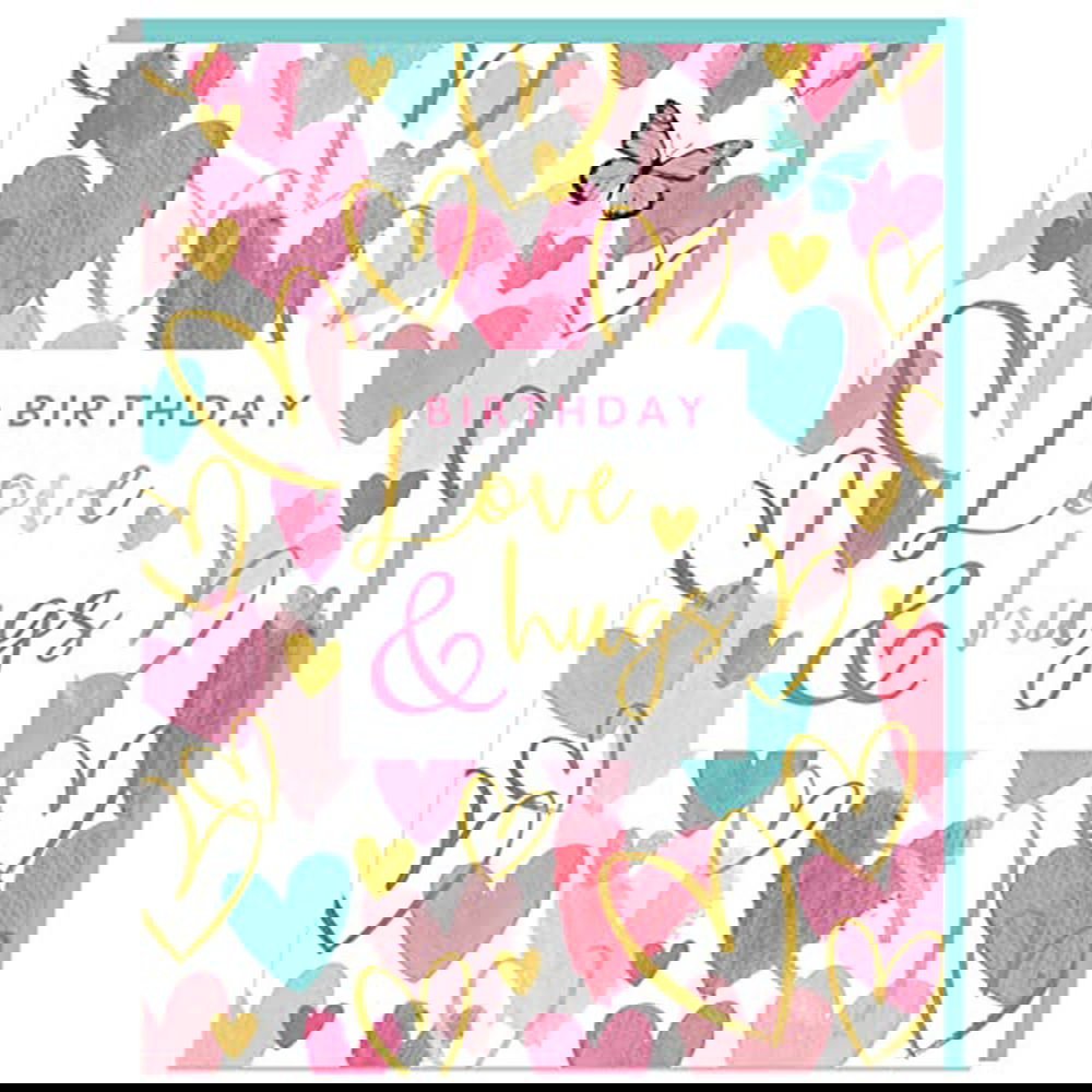 Pop Out Birthday Love & Hugs For You Card Just WOW! Pop Up 3D Greeting Card WOW002 - anything4home