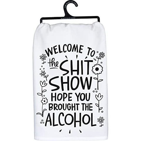 Primitives by Kathy Hope You Brought Alcohol Kitchen or Tea Towel