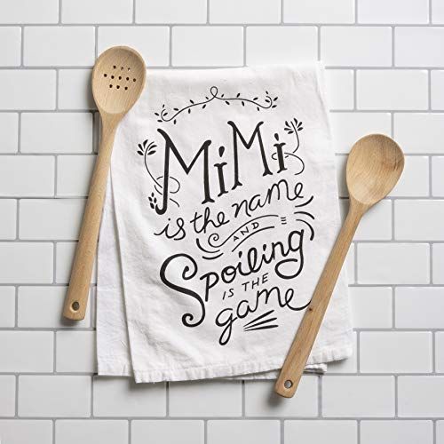 Primitives by Kathy LOL Made You Smile Dish Towel, 28" x 28", Mimi is The NAM - anything4home