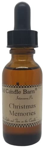 Old Candle Barn Christmas Memories Potpourri in amber bottle for holiday scent enhancement