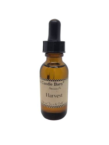 Old Candle Barn Harvest amber dropper bottle of fall fragrance refresher oil for potpourri and home scenting