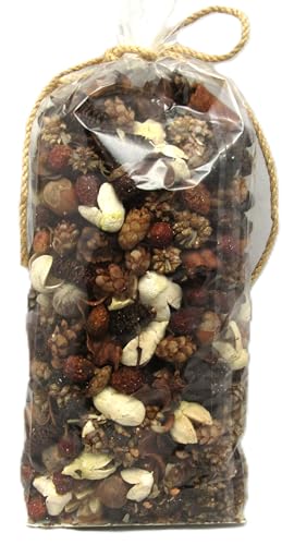 Clove botanical potpourri in a clear bag, featuring a blend of natural botanicals and fragrant elements