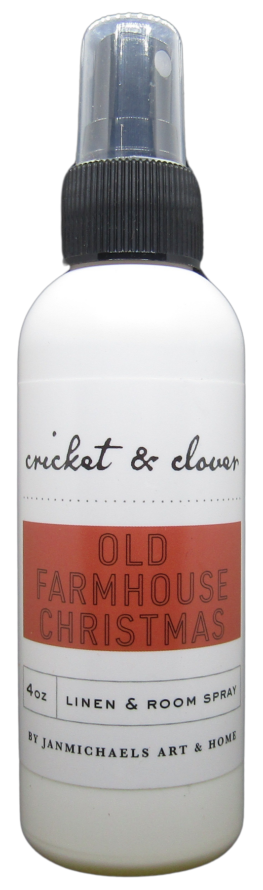 Cricket and Clover Old Farmhouse Christmas linen and room spray 4oz holiday potpourri room spray