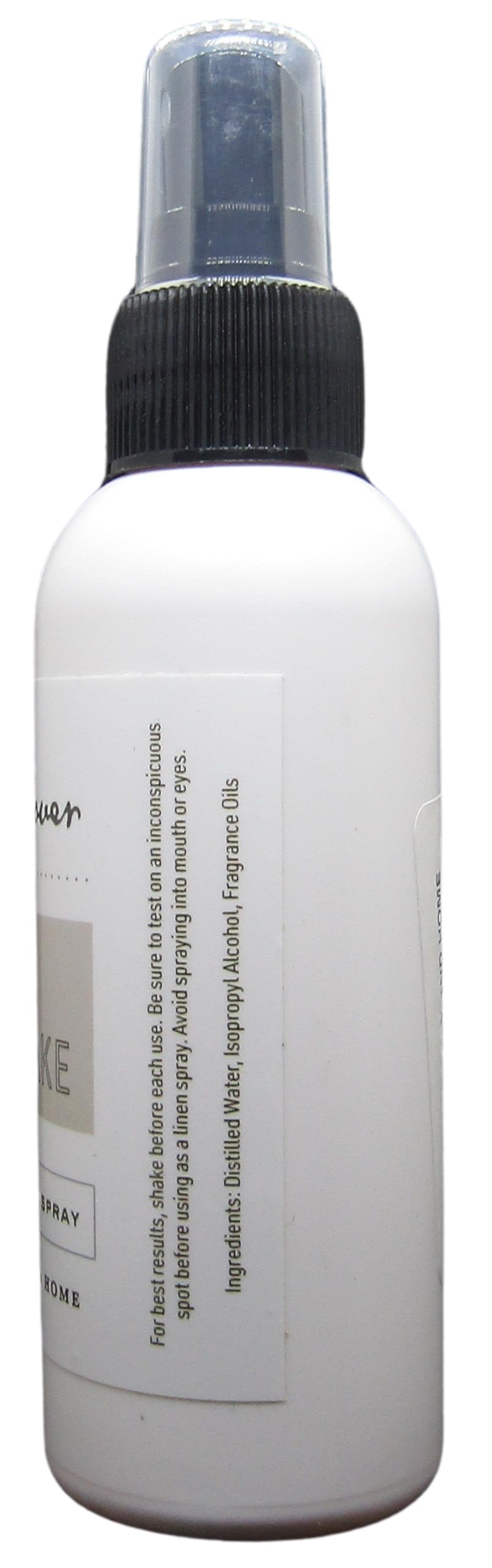 Cricket & Clover spiced coffee cake room spray bottle with black spray nozzle and white label