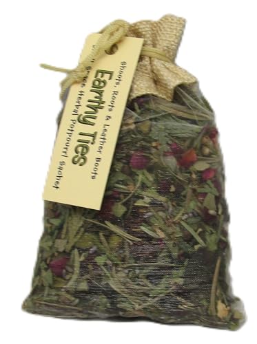 Earthly Ties natural home fragrance sachet with dried herbs and flowers for a refreshing scent