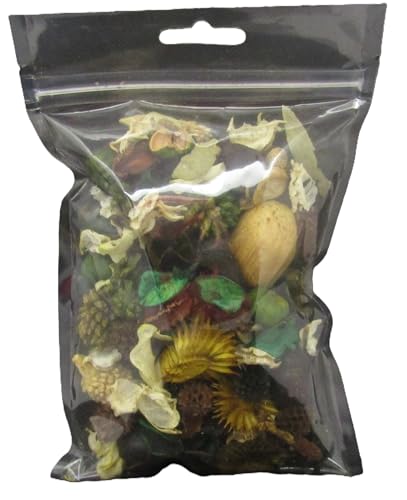 Shoots Roots Leather Boots honeysuckle potpourri bowl filler in clear resealable bag with dried flowers and leaves