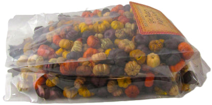 Shoots Roots and Leather Boots Maple Syrup Potpourri bag of autumn mini pumpkins and dried berries for home fragrance