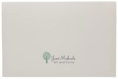 Jan Michaels Art and Home envelope for Everybody gets to be young once card in home decor collection