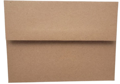 Brown kraft paper envelope for Everybody gets to be young once card from Jan Michaels Art and Home