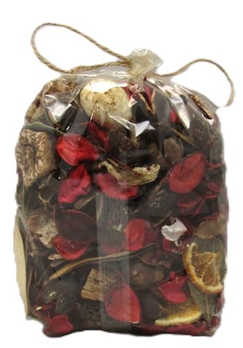 Cranberry relish potpourri 5 cup packaged in a clear bag with natural elements for home fragrance