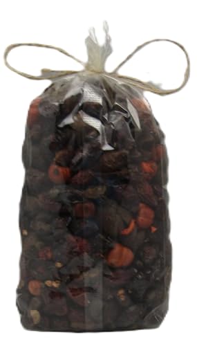 Just Browsing fall home decor potpourri in a clear bag tied with twine