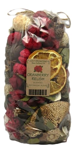 Just Browsing Cranberry Relish scented Holiday Home Fragrance botanical blend with dried fruits and spices
