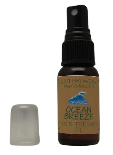 Just Browsing ocean breeze potpourri oil in a small spray bottle with a clear cap for home fragrance