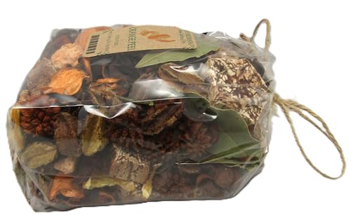 Just Browsing orange peel potpourri in a clear pouch, ideal for home fragrance and decoration