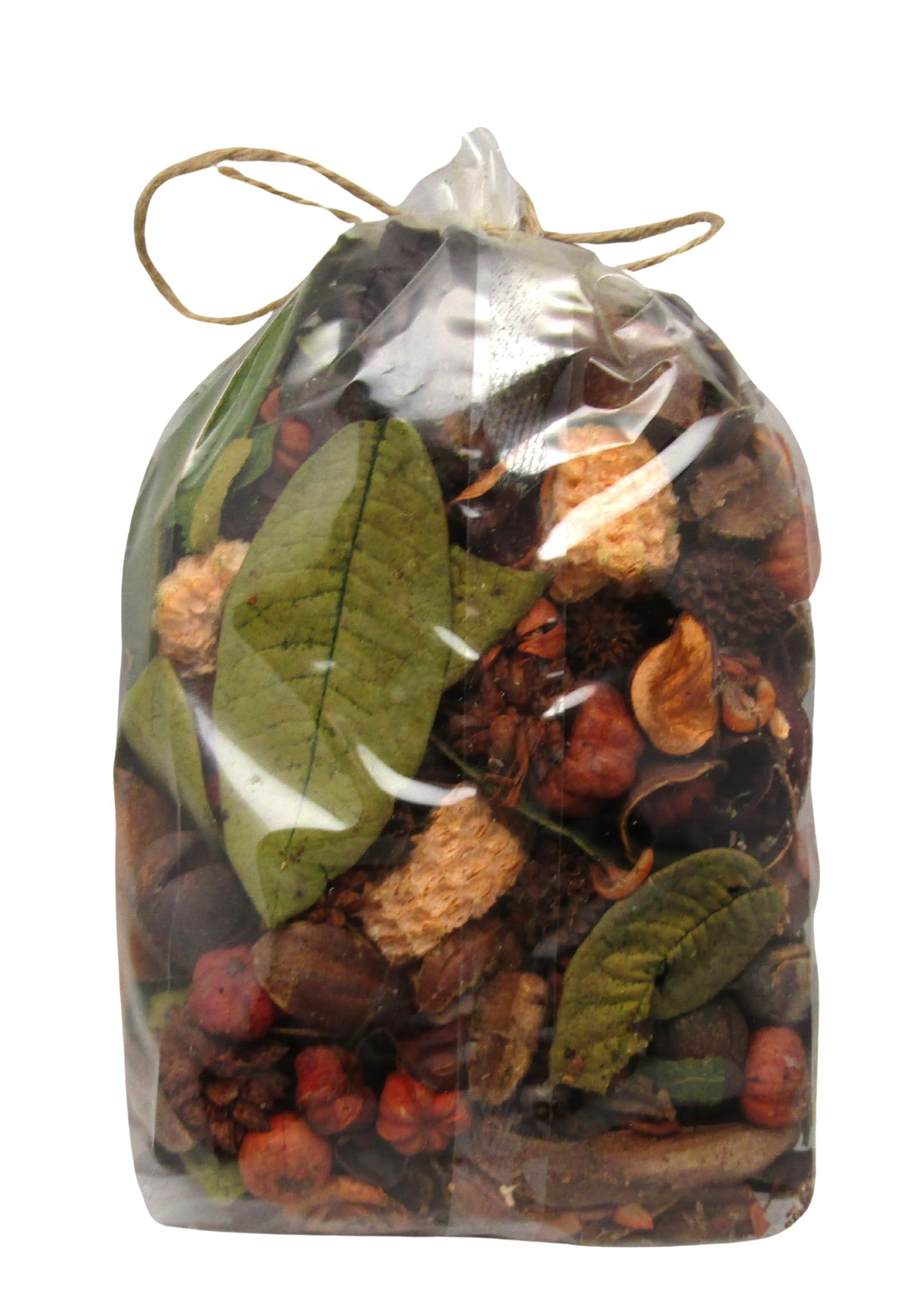 Just Browsing Pumpkin Spice Botanical Potpourri in a Clear Bag with Natural Leaves and Dried Fruits