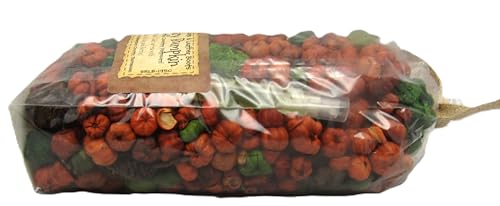 Shoots Roots and Leather Boots botanical bowl filler with orange and green decorative pieces in clear packaging