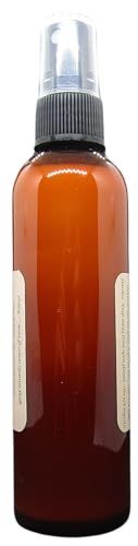 Old Candle Barn Apple Crumb Room Spray in amber bottle with clear spray cap for home fragrance
