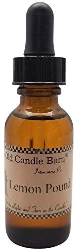 Old Candle Barn lemon pound potpourri oil in amber dropper bottle for home fragrance