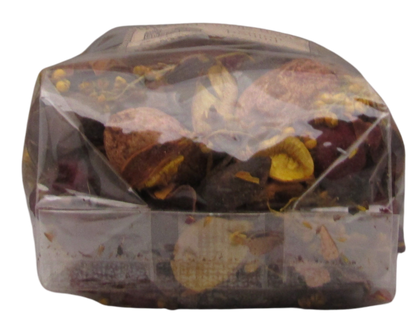 Old Candle Barn lemon scented bowl filler potpourri mix in clear plastic packaging