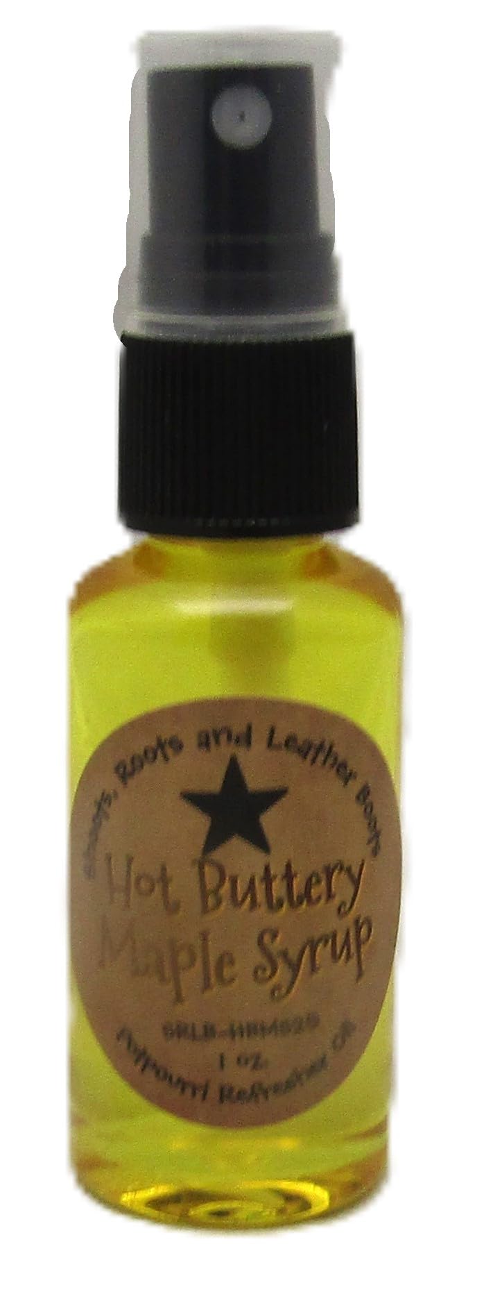 Shoots, Roots & Leather Boots Hot Buttery Maple Potpourri Refresher Oil in a 1 oz spray bottle