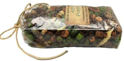 Shoots, Roots & Leather Boots apple pumpkin potpourri bag with colorful dried botanicals