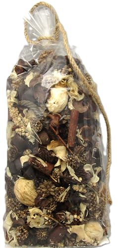 Shoots, Roots & Leather Boots caramel cashmere potpourri bag with a mix of dried flowers and spices