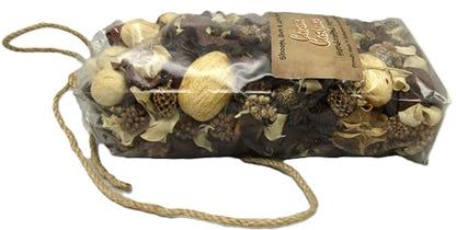 Shoots, Roots & Leather Boots caramel cashmere potpourri bag with natural decorative elements