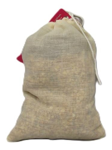 Natural linen bag filled with midnight jasmine sachet for a fresh, floral aroma