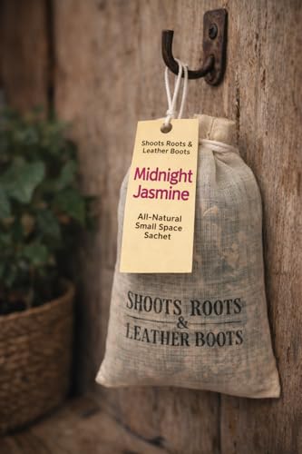 Shoots, Roots & Leather Boots Midnight Jasmine sachet for all-natural small space fragrance