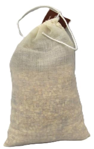 Shoots, Roots & Leather Boots orange patchouli sachet in a natural fabric bag for fragrant home scenting