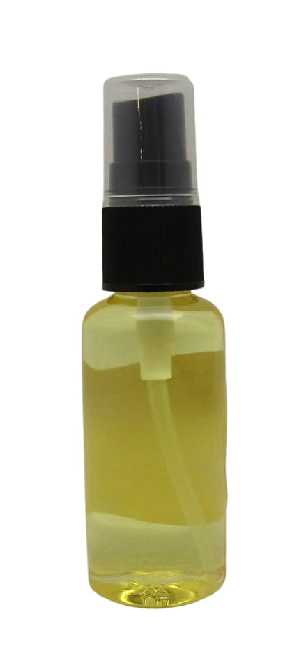 Shoots, Roots & Leather Boots Balsam Orange Potpourri Refresher Oil in a clear spray bottle
