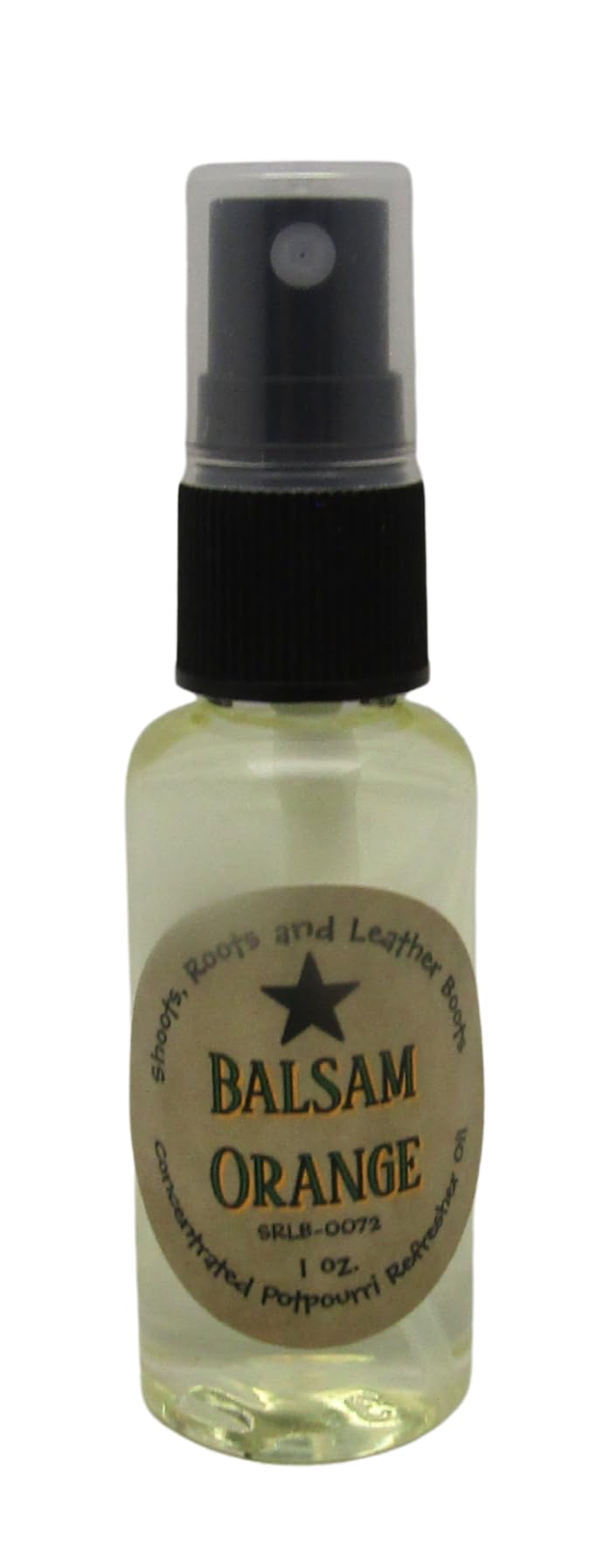 Shoots, Roots & Leather Boots Balsam Orange Potpourri Refresher Oil in a 1 oz spray bottle